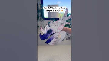 5 Useful Dragon Puppet Tips / Advice 🔥 #dragonpuppets #paperdragon