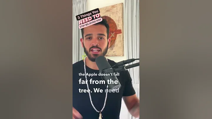 3 things You Need To STOP Believing NOW! #shorts