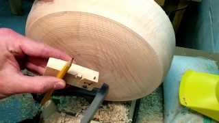 Bowl Bottom Recess Technique with Bedan and Jig