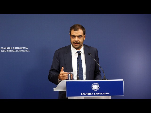 Eνημέρωση πολιτικών συντακτών από τον Κυβερνητικό Εκπρόσωπο Παύλο Μαρινάκη