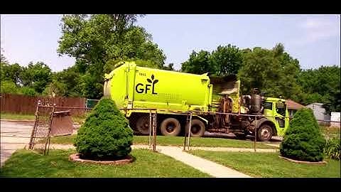 Revving GFL Environmental Mack LR Labrie Automizer 7843