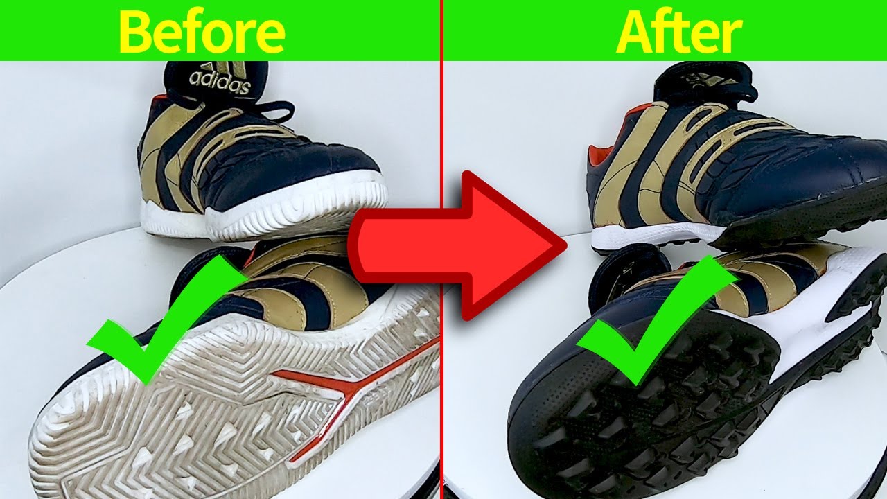 How to replace the TR sole with a futsal shoe sole - Adidas Predator ...