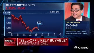 Why Fundstrat's Tom Lee says market sell-off likely buyable