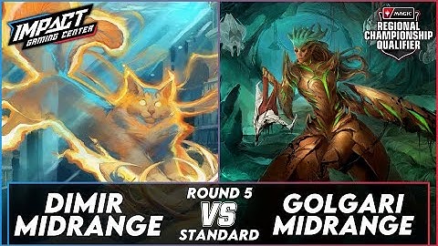 Dimir Midrange (Chris) VS GB Midrange (Allen) [PAPER] | Standard RCQ  Impact Gaming Center RD 5