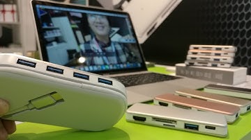 10-in-1 Colorii USB Type-C Hub with 4xUSB3, HDMI, VGA, Gigabit Ethernet, SD and MicroSD