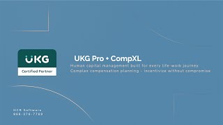 CompXL | UKG Pro | Introduction to Complex Compensation Planning