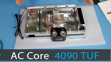 Installation of Alphacool Core 4090 TUF Waterblock   - Quick Guides #3