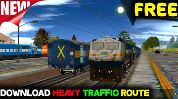 😍 DOWNLOAD NEW HD HEAVY TRAFFIC FREE ROUTE FOR TRAINZ SIMULATOR | IN 160MB