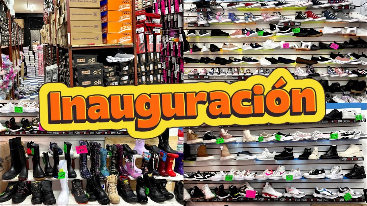 INAUGURACIÓN de BODEGOTA de CALZADO y Recorrido por tienda del Centro CDMX | Mayoreo desde una pieza