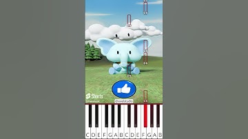 How many times bubba bubbaphant catch motion? Smiling Critters(@ssielstudio) - Octave Piano Tutorial