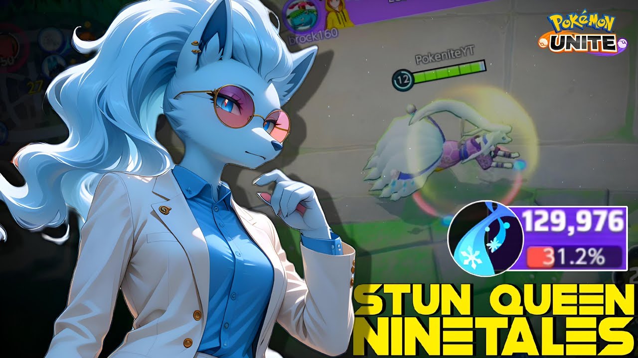NINETALES THE STUN QUEEN IS BACK WITH LEGENDARY STUNS 🥶 | POKEMON UNITE 