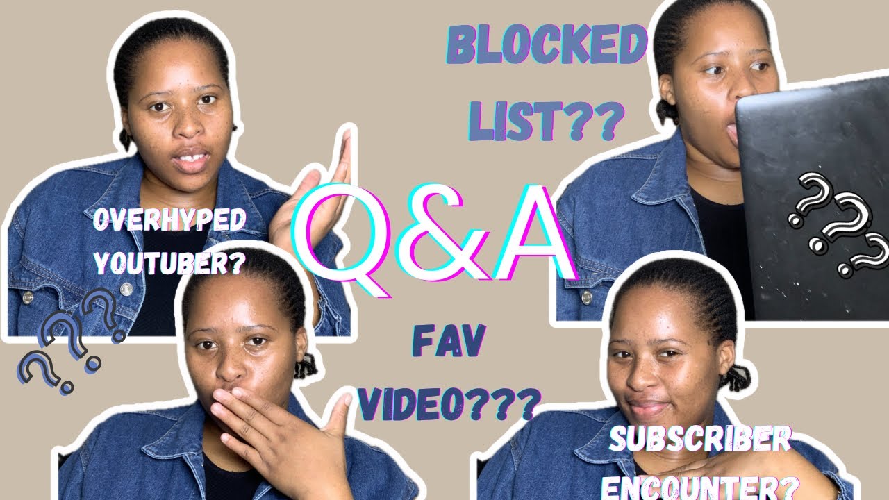 Random Q&A: Overhyped YouTuber?! Weirdest Comments?! Let’s get into it! | South African YouTuber