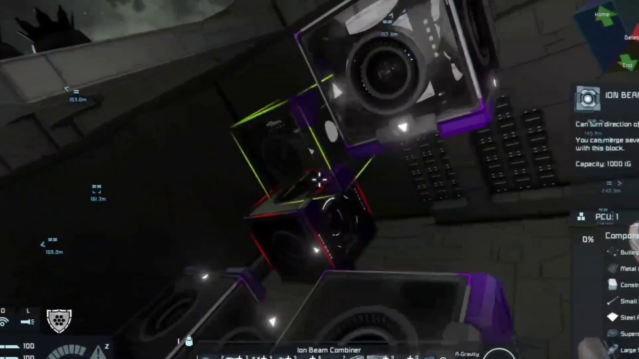 Space engineers my most powerful weapon vs my heavily shielded ship ...