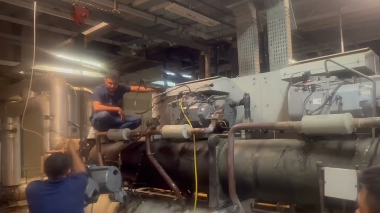 chiller Carrier 30hx Correção de vazamento