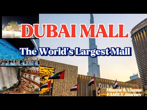 Exploring DUBAI MALL | The World’s LARGEST MALL | Dancing Fountain | Dubai Aquarium | Water Falls