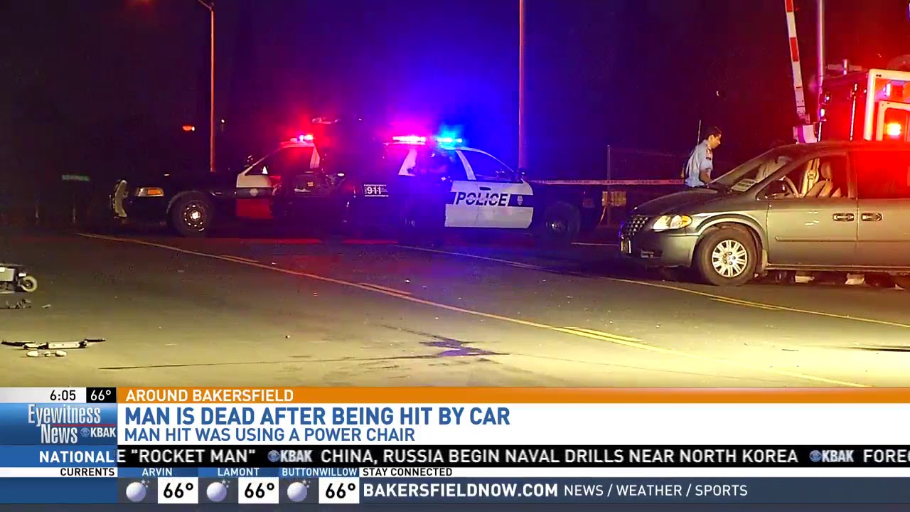 Man riding in powered scooter hit, killed by car - YouTube
