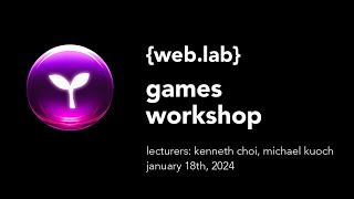 IAP 2024 Day 8 - Workshop 10: Games