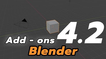 Blender 4.2 Get Extensions (Add - ons) tutorial