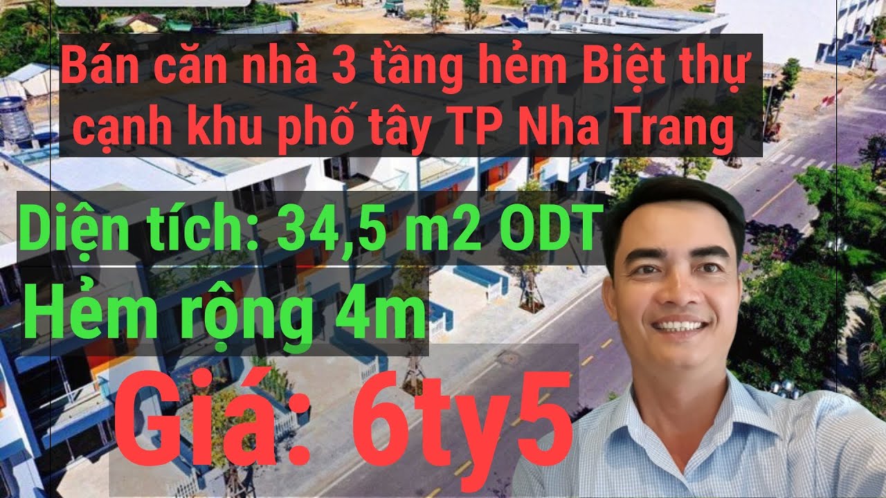 Bán căn nhà 4 tầng hẻm số 31 đường Biệt thự TP Nha... - youtube