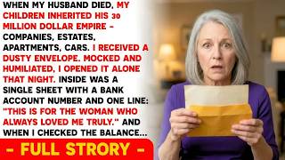 My Children Took 30 Million Dollars — I Got a Dusty Envelope  What I Found Inside Changed Everything