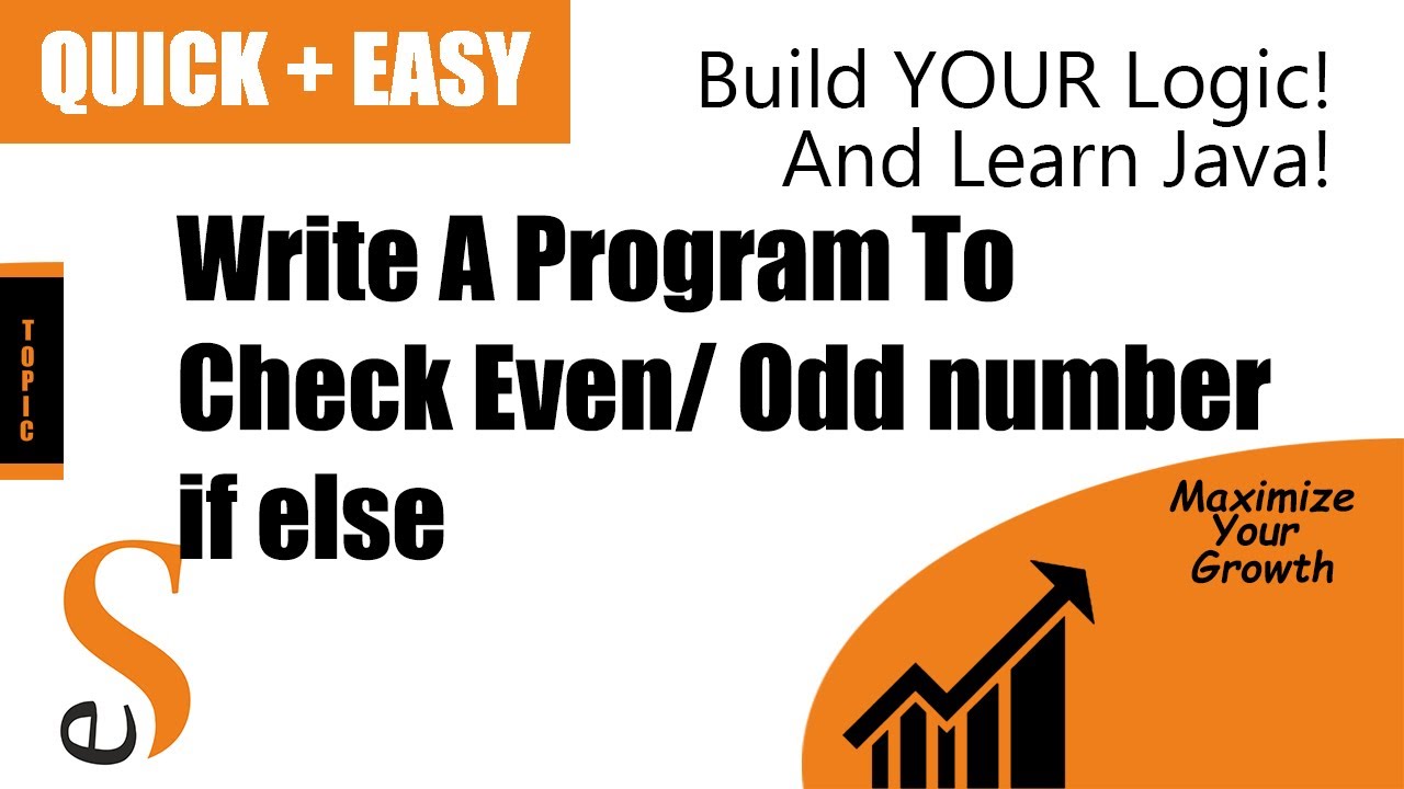 #8 | if else | Check If a Number is Even /Odd | Java | BlueJ - YouTube