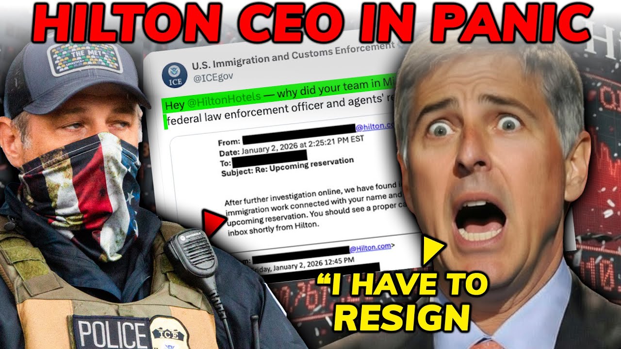Hilton CEO Under Fire After ICE Drops Viral Screenshot Showing Discrimination Against Agents