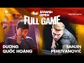 Full trn  dng quc hong vs sanjin pehlivanovic  gii billiards spainish open 2023