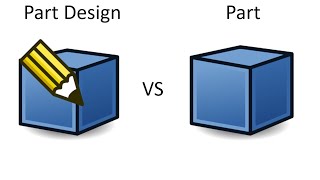 FreeCAD part vs part design 1