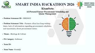 Problem Statement:SIH26032(SIH 2026)