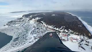 Flying To Mackinac Island