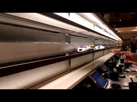 桃園台茂購物中心点爭鮮Magic Touch新幹線列車直送壽司Sushi