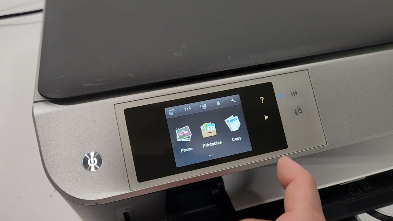How To Reset HP ENVY 5530 Printer 5532 5535 - YouTube
