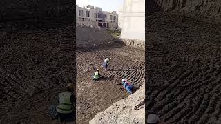 The foundation work will be done by Legend Construction Company. The soil will be leveled