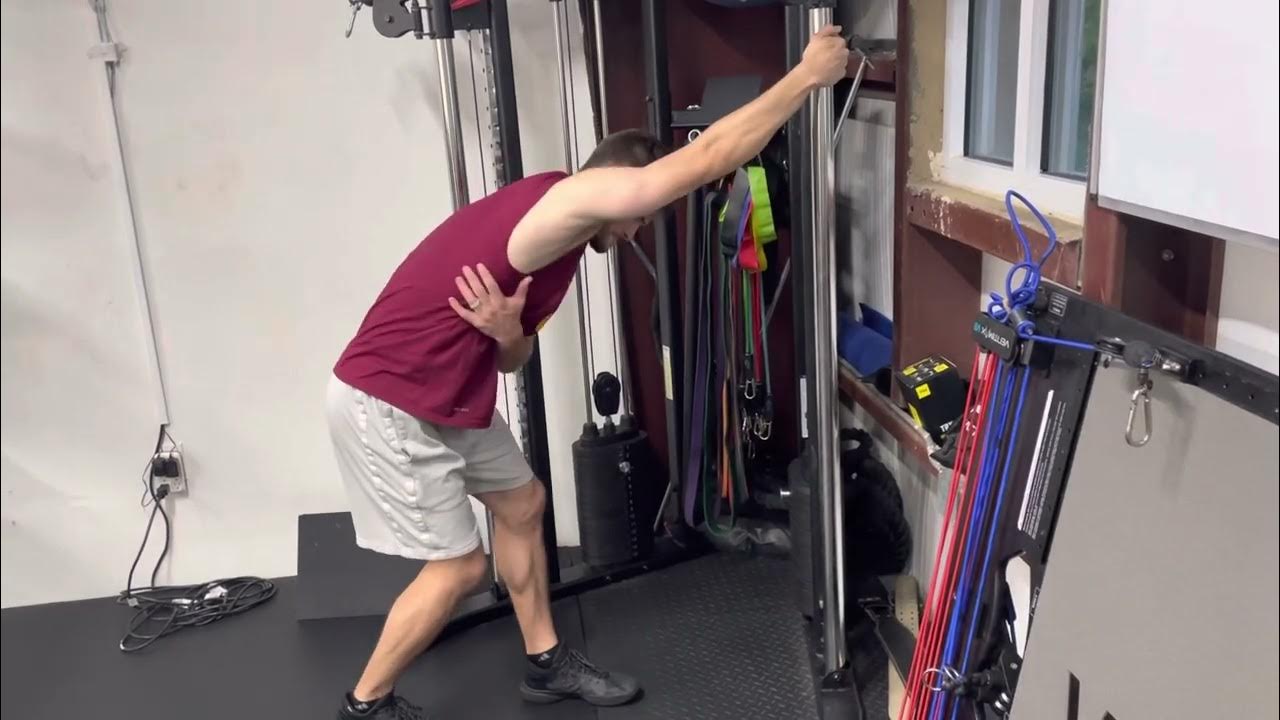 Standing Lat Stretch YouTube