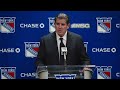 NYR vs SJS: Peter Laviolette Postgame Media Availability | Nov. 14, 2024