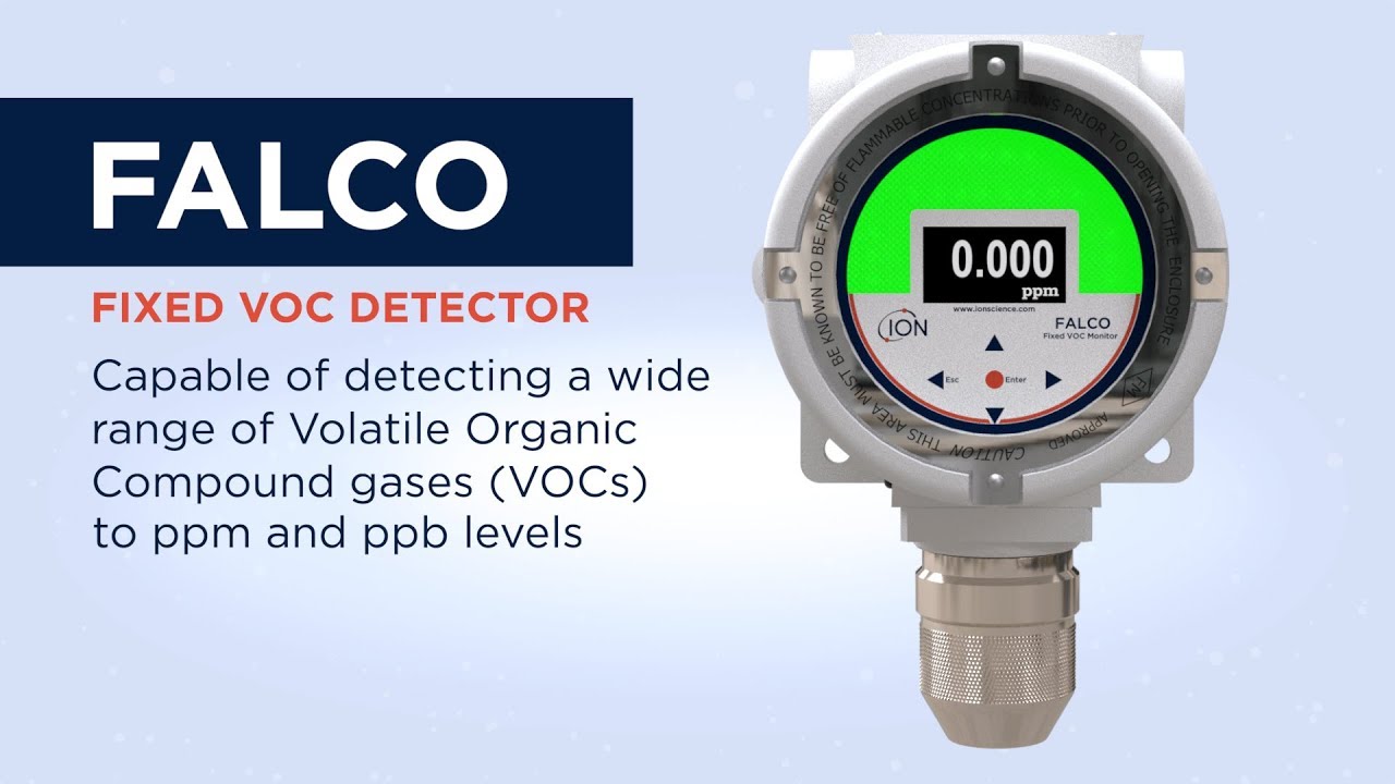 Falco fixed VOC gas detector - YouTube