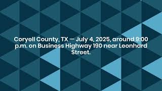 Julio Fermoso Velez Killed in Pedestrian vs. Car Accident in Copperas Cove, TX