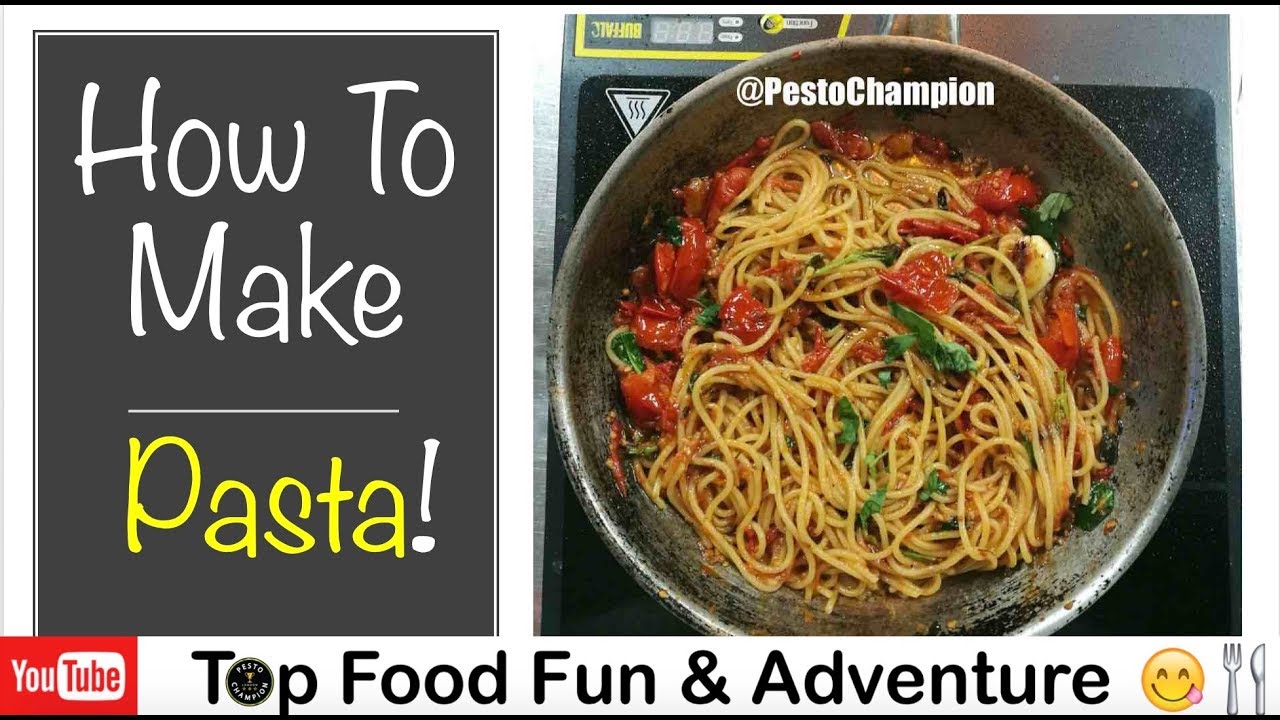 ✔ How to Make Pasta! 😋 London 👉 At The Underground Cookery School 😋  By PestoChampion 🍴
