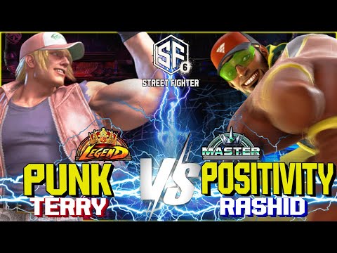 SF6 ▰ PUNK (Terry) vs POSITIVITY (Rashid) ▰ Street Fighter 6 High Level gameplay