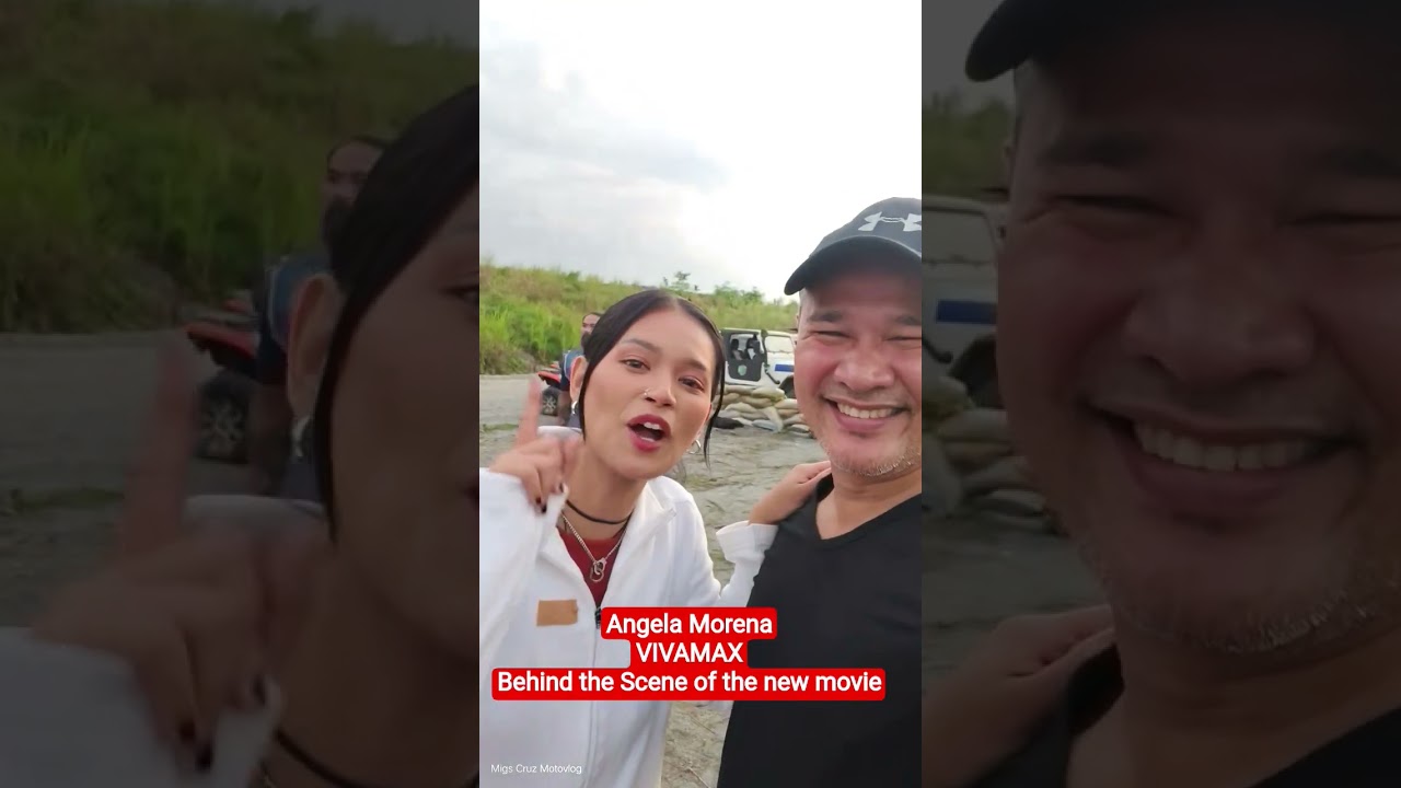 ANGELA MORENA VIVAMAX BEHIND THE SCENE OF THE NEW MOVIE