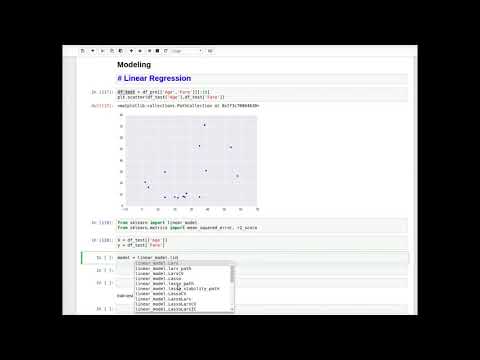 Section4_Machine Learning: 38 Linear Regression coding