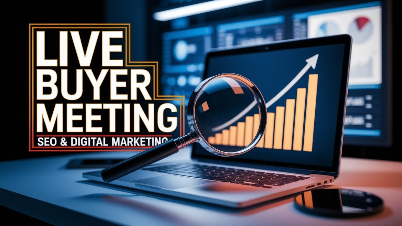 🚀 Live Buyer Meeting | YouTube SEO & Digital Marketing Project Discussion 🎯