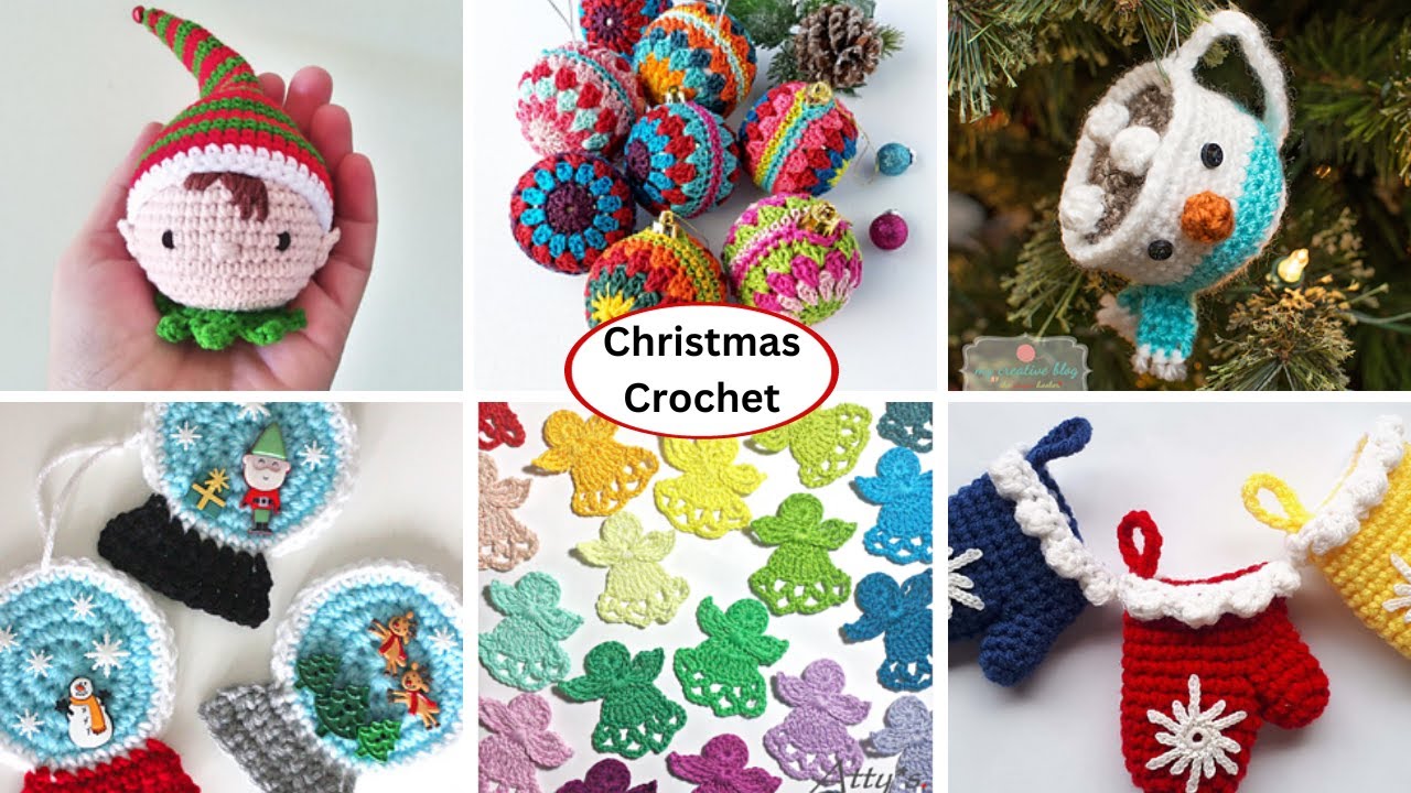 40+ Free Christmas Crochet Patterns for Beginners