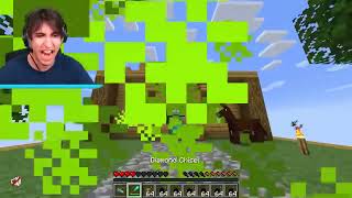 Bionic! I Built a Tiny Secret Base on 1 Block