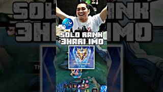 Respect Hafizhan solo rank 3hari imo 100😱 #shorts #solorank #immortal #mobilelegends