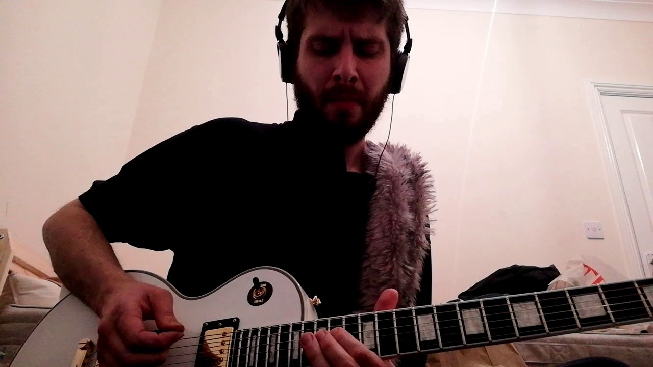 Oasis - Live forever Guitar solo (Epiphone Les Paul Custom lite)