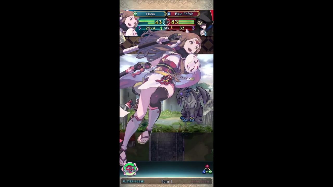 Feh - Legendary Female Shez Limited Hero Battle Abyssal in 1 turn (Fates, autobattle)
