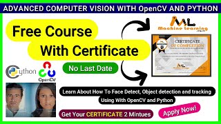Advanced Computer Vision with OpenCV and Python | Free Course With Certificate | Vamm Academy