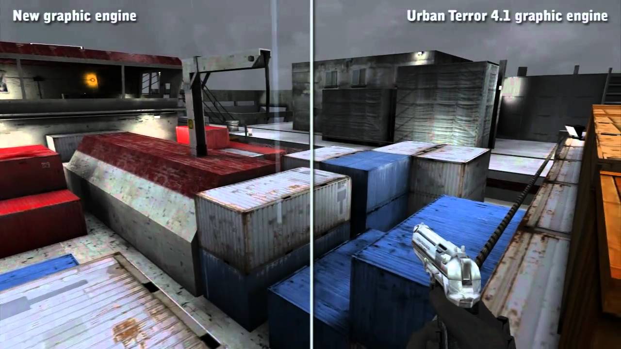 Urban Terror HD level design - Shipwreck beta 2