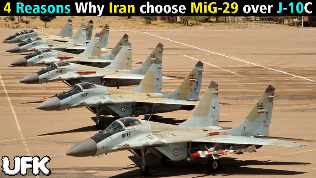 4 Key Reasons Iran Bought Russian MiG-29s Instead of Chinese J-10s.